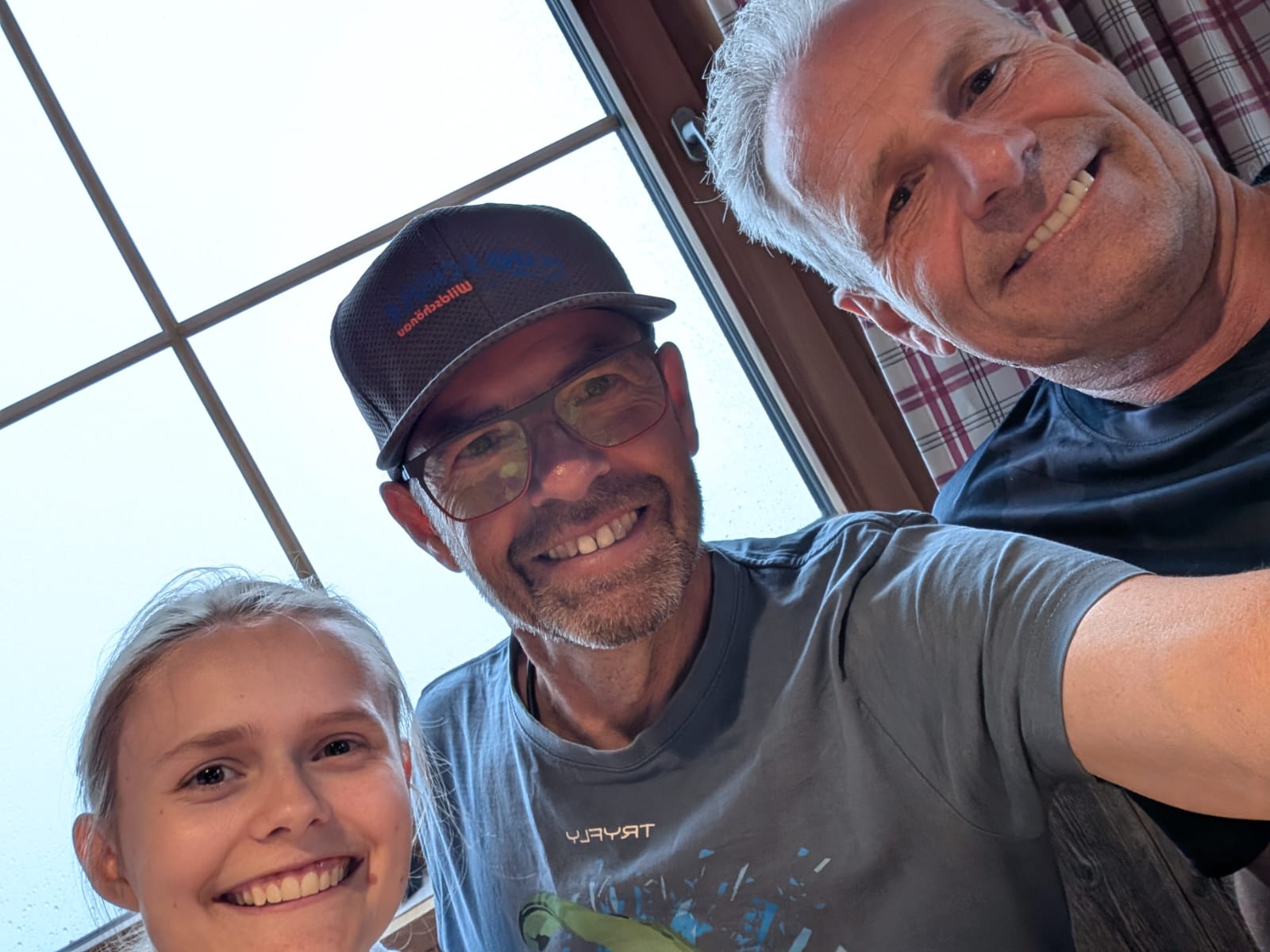 Auftakt-Selfie beim Vereinsausflug Westendorf